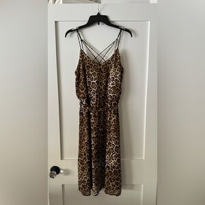NWT Maurices Sleeveless Dress Animal Print Pattern Size Medium